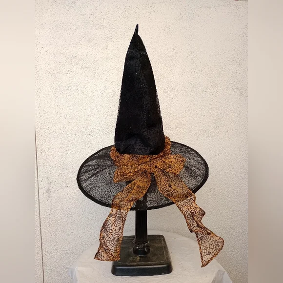 Witch Hat Halloween Costume Party Wizard Pagan Wiccan Goth Rave Festival - Picture 6 of 12